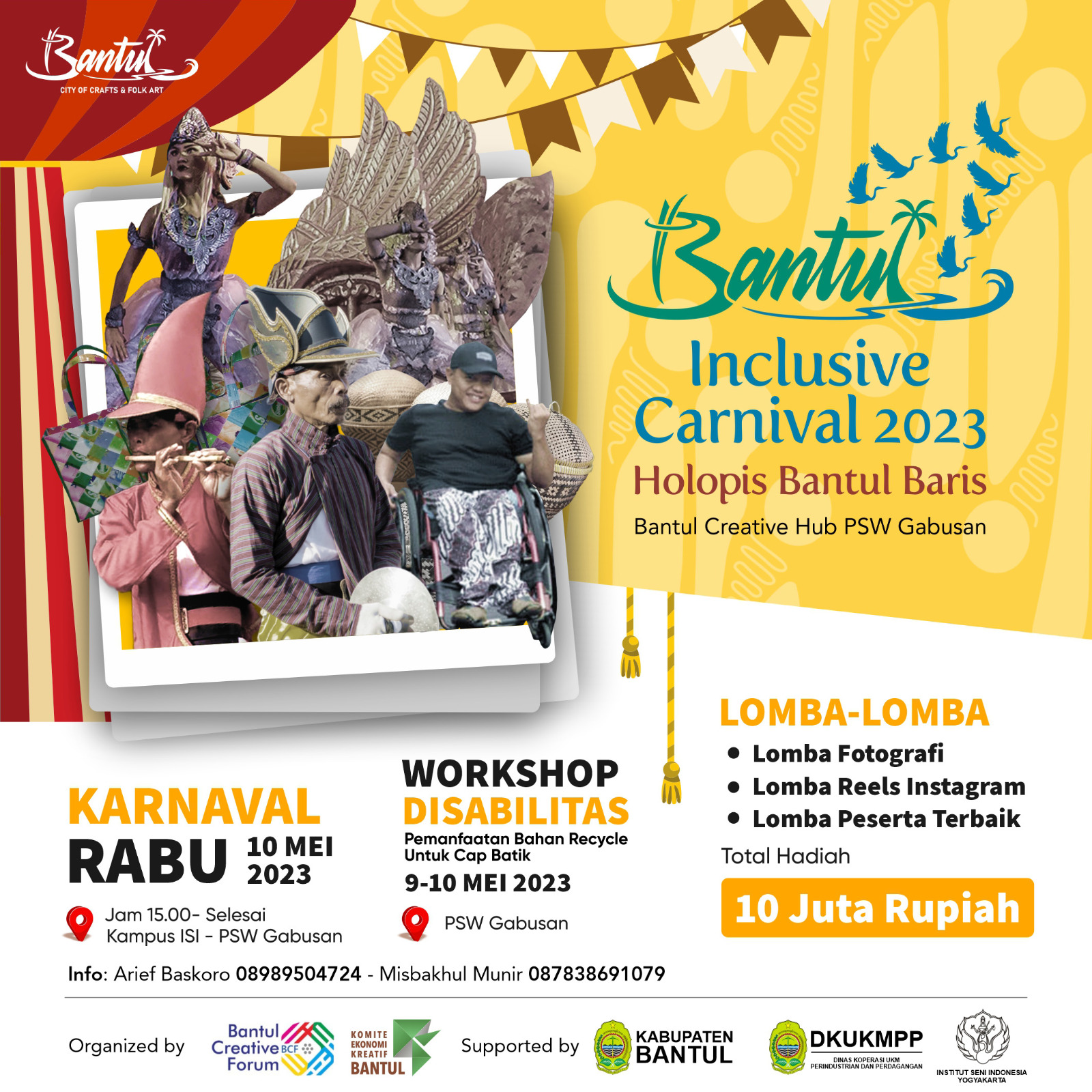 Bantul Inclusive Carnival 2023 Poster